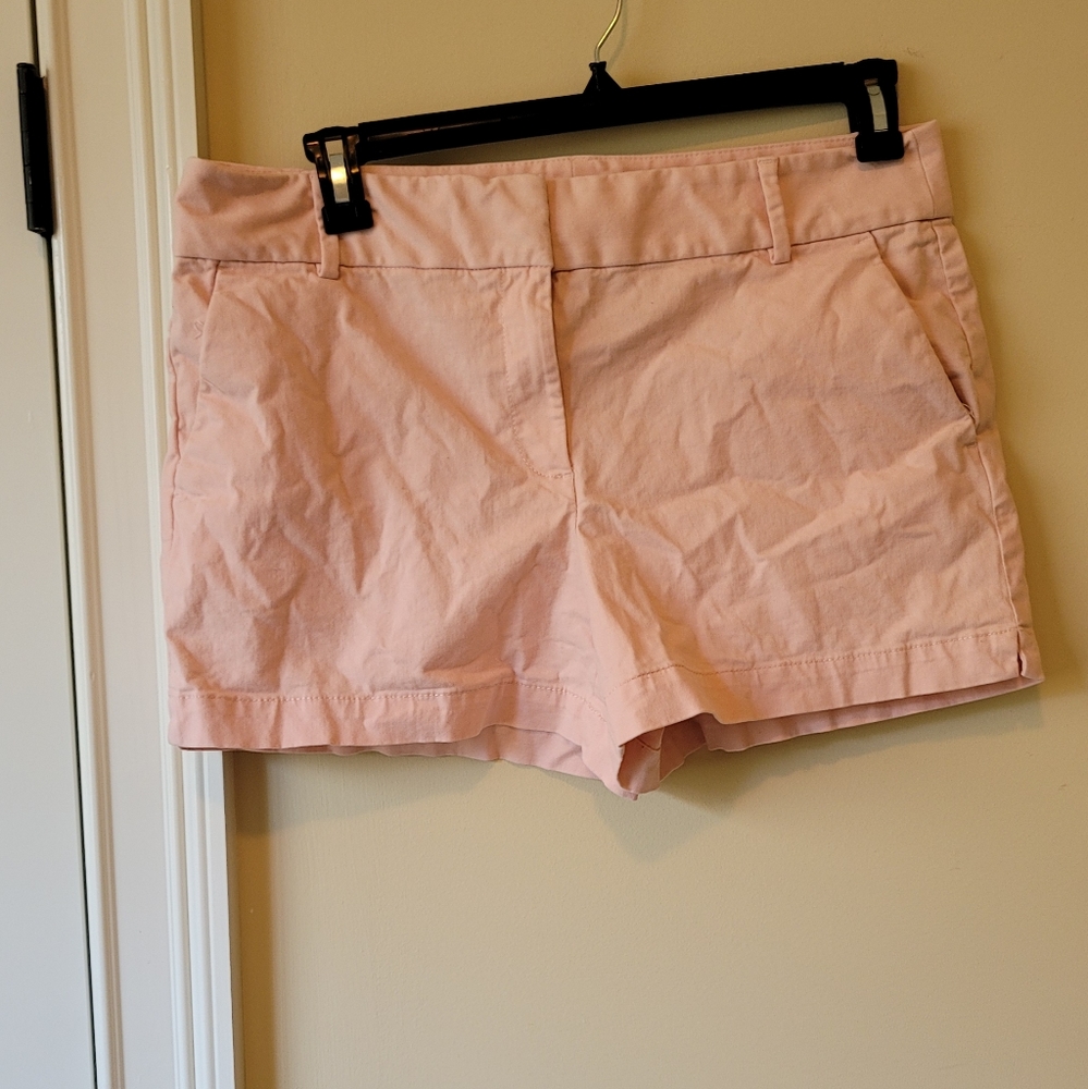 Loft Peach Cotton Shorts W/Pockets Size 12